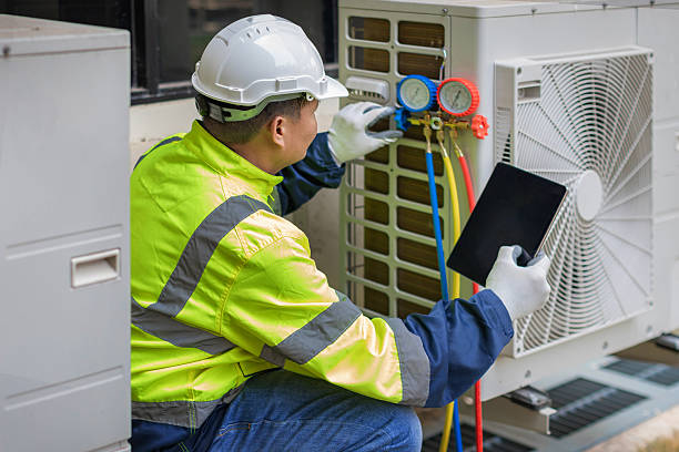Professional Ductwork Repair technician working in Yale, IA